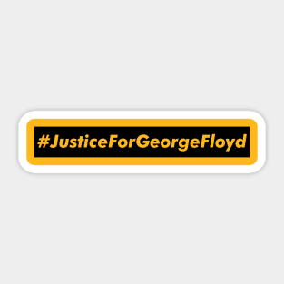 Justice for George Floyd Sticker